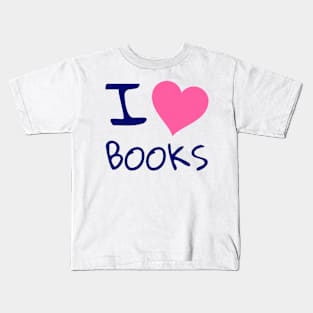 I love books Kids T-Shirt